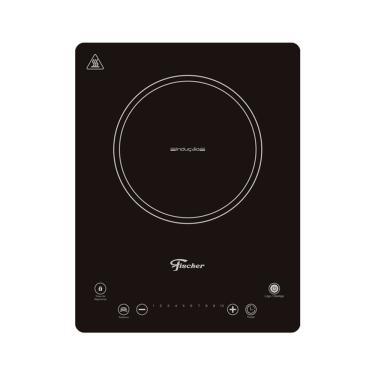 Imagem de Fogao Cooktop Fischer 1 Boca Por Inducao Portátil Touch Screen Mesa Vitrocerâmica - 127V