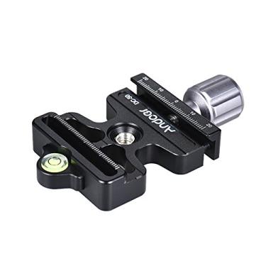 Imagem de Andoer Braçadeira de liberação rápida para cabeça esférica de tripé Arca Swiss Placa de liberação rápida, DC-50 Braçadeira de liberação profissional tipo botão para manfrotto 200PL placa de liberação rápida