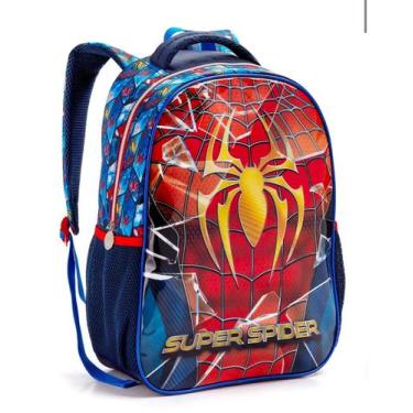 Imagem de Mochila escolar Infantil menino Spider homem aranha 43 Cm para criança