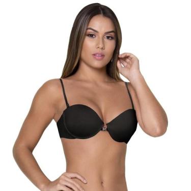Imagem de Sutiã Alças Remivíveis Costa em Silicone Com Bojo Alças Removíveis Fec