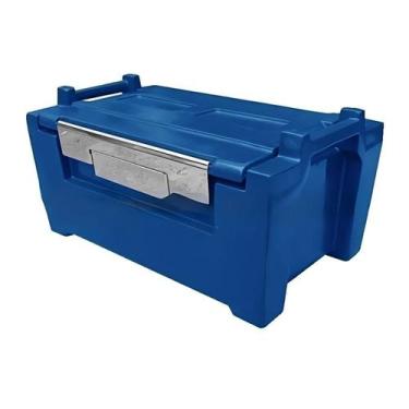 Imagem de Caixa Hotbox Termica para Alimentos 100 Litros Cubas GN Horizontal Azu