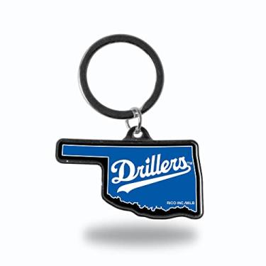 Imagem de Rico Industries Chaveiro MiLB Baseball Tulsa Drillers State Shape