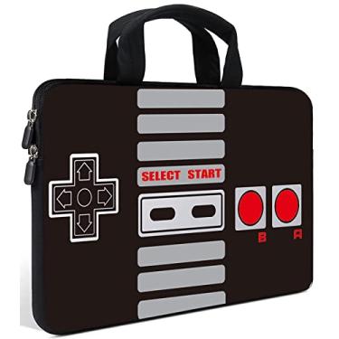 Imagem de AMARY14 15 15,4 15,6 polegadas Bolsa para laptop com alça de proteção para computador Bolsa para notebook Capa de neoprene Estojo de viagem macio para Dell Lenovo Toshiba HP Chromebook ASUS Acer, Games