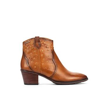 Imagem de Bota de cano curto feminina Huelma W2Z-8960 da PIKOLINOS, Brandy, 10.5-11