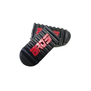 Imagem de Borracha Estribo Vermelho p/ Honda Nxr 125/150 Bros