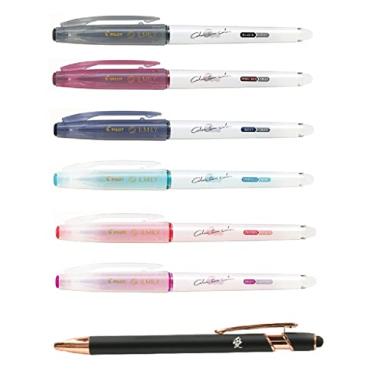 Imagem de ILMILY Pilot Japan Gel Ink Ballpoint Pen Color Two Color 6 Ballpoint Pens That Change Color When Rubbed 0.4mm LIL-25S4-6C With Original Stylus Ballpoint Touch Pen