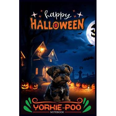 Imagem de Happy Halloween Yorkie-Poo Notebook