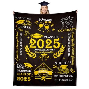 Imagem de Senior Night Class of 2025 Presentes de formatura Senior 2025 Presentes para meninas meninos Meus pedidos decorações de formatura 2025 presentes de formatura para faculdade cobertor de ensino médio