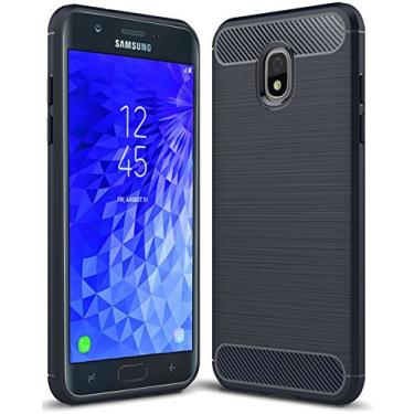 Imagem de Sucnakp Capa para Samsung Galaxy J7 2018, Galaxy J7 V 2ª geração, Galaxy J7 Refine, Galaxy J7 Aero, J7 Star, J7 Top, J7 Crown, J7 Aura, J7 Eon, J737V, J737T Capa protetora TPU (azul)