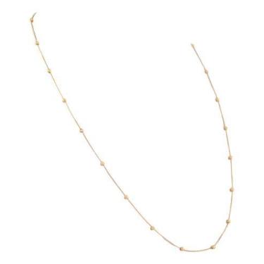 Imagem de Gargantilha Colar Veneziana Bolinhas 45 Cm 2.0 Ouro 18k 750 - JOIE JOI
