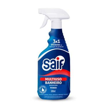 Imagem de Limpador Multiuso Banheiro Com Gatilho Saif 500Ml, Limpa Banheiro Sem 