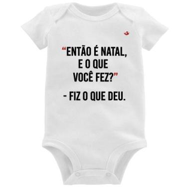 Imagem de Body Bebê Fiz o que deu - Foca na Moda, Branco, GG