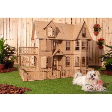 Imagem de Casa de Bonecas Escala Barbie Modelo Stefannie Natural - Darama