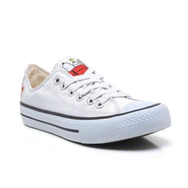 Imagem de Tenis All Feminino Snoopy Star Cano Baixo Desenho Super Clássico 929sn