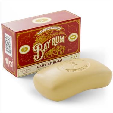 Imagem de Carolina Castile Soap Sabonete Líquido Para Pele Sensível Em Barra De Castela – Sabonete Natural De Longa Duração Para Homens E Mulheres Com Azeite De Oliva E Manteiga De Cacau - Vegan Bay Rum Com A