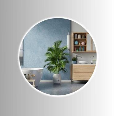 Imagem de Espelho Decorativo Redondo com Led  - Personaliza sjn, LED FRIO