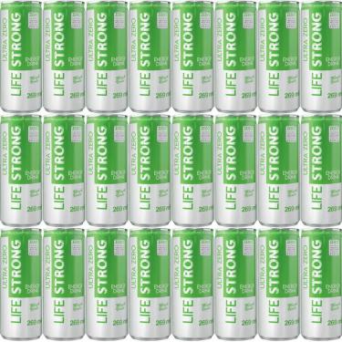 Imagem de Energético Life Strong Energy Drink 24 Unidades Maça Verde