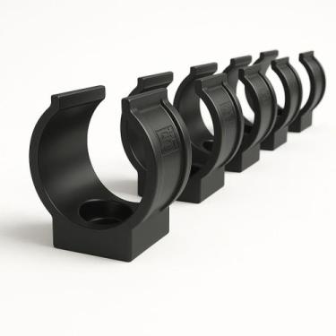 Imagem de Kit 5 Abraçadeiras Plásticas Preto Eletroduto 3/4 Estrela