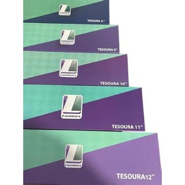 Imagem de Kit Tesoura Alfaiate Profissional 8, 9, 10, 11 e 12 Polegadas Aço Alemão com Titânio para Costura e Artesanatos Fabricada Em Titânio Premium E Aço Alemão, Durabilidade E Um Design Ergonômico