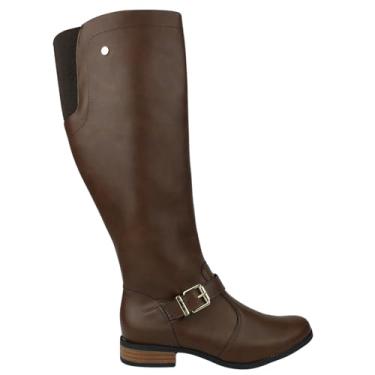 Imagem de Bota Feminina Montaria Abaí Firezzi Cano Longo Salto Baixo (Marrom, BR, Adulto, Numérico, 35)
