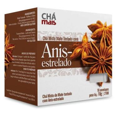 Imagem de Clinicmais Chá Mate Tostado Anis-Estrelado 10 Sachês 10g - Chá Mais