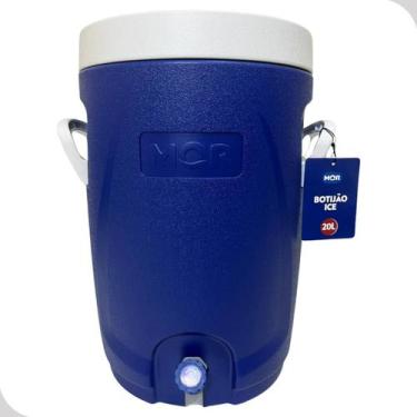 Imagem de Garrafa Botijão Agua Grande 20L Com Torneira e Alça Bebidas Mor