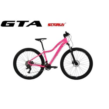 Imagem de Bicicleta Aro 29 Absolute Hera Kit 2x9 Gta Sunrun Freio Disco K7 11/36 Pedivela 24/38d Garfo com Trava (Rosa, 15)