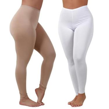 Imagem de Kit 2 Calça Segunda Pele Anágua Anti Atrito Usar Por Baixo Evita Trans