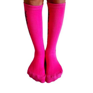 Imagem de Meia infantil 7/8 rosa chiclete 26-33 ref-015-478-04 c-19 - LEKE  MEIA