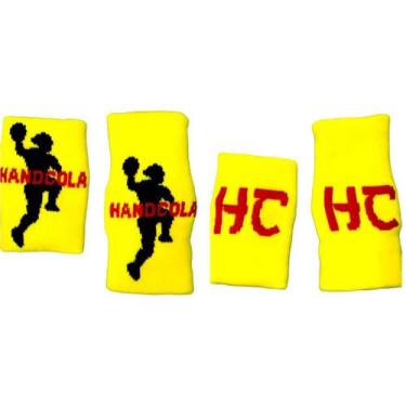 Imagem de Munhequeira Cores 8cm Handcola 1 UNIDADE, Amarelo