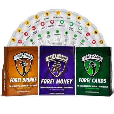 Imagem de Fore! Cards Conjunto de jogo – 3 jogos de golfe no campo, toneladas de diversão!