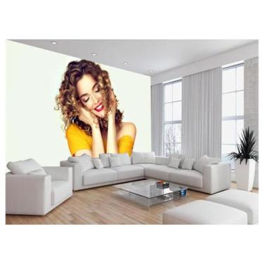 Imagem de Papel De Parede 3D Salão De Beleza Corte Cabelo 3,5M Slb34 - Você Deco