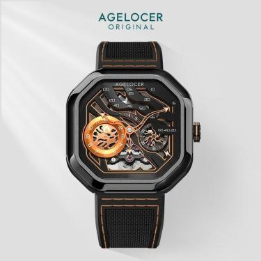 Imagem de Relógio Masculino Reef Tiger 5003j3 à Prova D'água Laranja