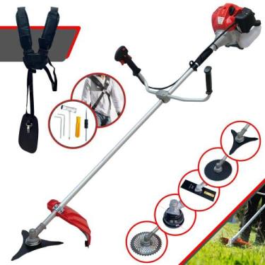 Imagem de Roçadeira Aparador de Grama Anmax CG430P À Gasolina 43cc 2HP de Potênc