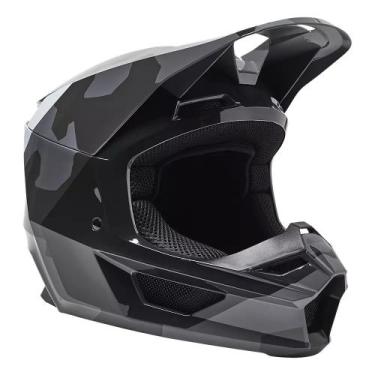 Imagem de Capacete Infantil Fox V1 Mips Bnkr Verde/Camo, 3, Preto, Camo, 52-L