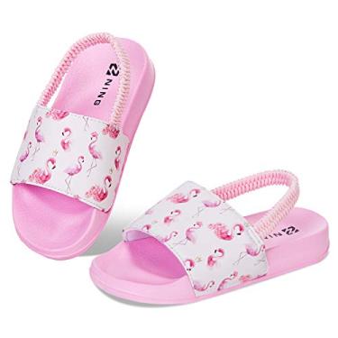 Imagem de Sandália infantil para meninos e meninas da WateLves para nadar na praia e crianças, Flamingo/Pink, 12.5-13.5 Little Kid