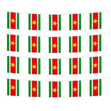 Imagem de FFILL 20 pés 20 bandeiras bandeira das Américas do Norte e do Sul, mini bandeira pequena bandeira, para festas, lojas e bares, decorações ao ar livre - bandeiras nacionais temáticas da América do Sul