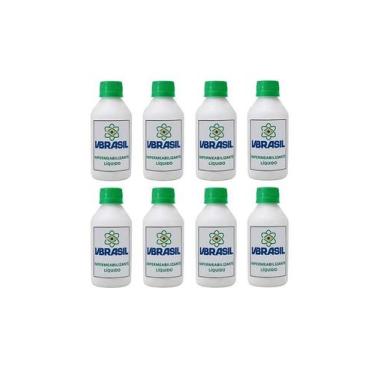 Imagem de Kit 8 Impermeabilizante Vbrasil Líquido Para Tinta