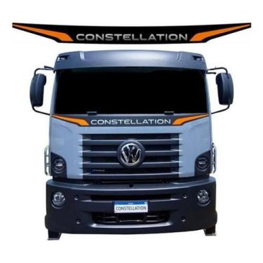 Imagem de Faixa Adesiva Constellation Caminhão 2023 Volkswagen Laranja - Spts