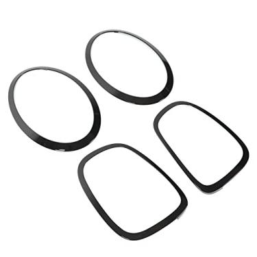 Imagem de lyrlody Tampa Luz Traseira do Farol Preto Brilhante GRABS ABS+PP MATERIAL PAR