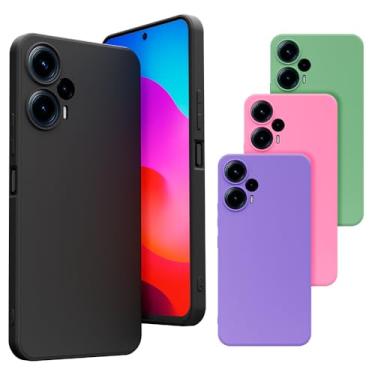 Imagem de Capa Capinha Case Compatível_Xiaomi POCO F5 Silicone Veludo Premium [2ASHOP] (ROSA PINK)