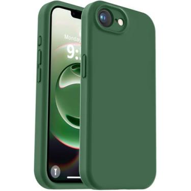 Imagem de Vooii Capa compatível com iPhone 16e, atualização de silicone líquido [proteção da câmera] [forro de microfibra macio antiarranhões] capa de telefone à prova de choque para iPhone 16e de 6,1 polegadas