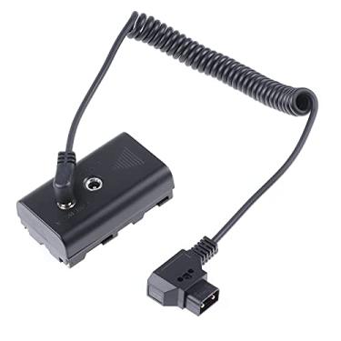 Imagem de FOTGA Cabo Adaptador De Energia Para Conector D-Tap Bateria Fictícia Np-F Np-F570/750/770 Np-F960 Np-F970 Monitor Luz Led Vídeo Jtz Dp30 C5 Le V Mount Anton Bauer (Não Ninja V)