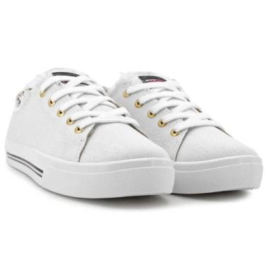 Imagem de Tênis Moleca Casual Feminino - Branco, 38