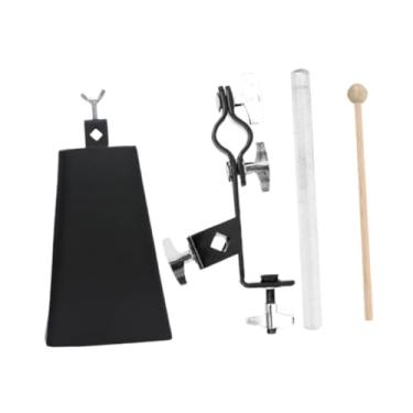 Imagem de Kokiya Suporte de percussão para tambor, conjunto de acessórios para montagem de chocalho, pedal de percussão manual de metal, peças de 6" para, C Set