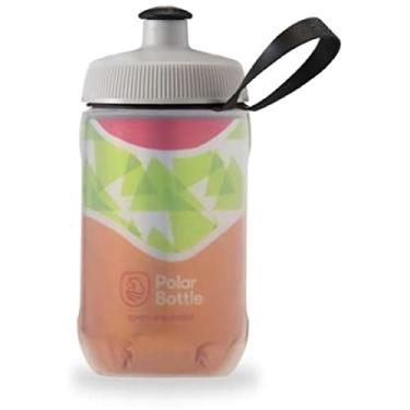 Imagem de Polar Bottle Garrafa de água isolada para crianças – Daybreak de 355 ml – Laranja Tigre – Garrafa de água de bicicleta e esporte livre de BPA, garrafa de apertar fácil para crianças