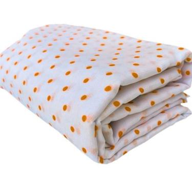 Imagem de Lençol Casal De Bolinha Sem Elástico Avulso Cobertor De Dormir - Comer