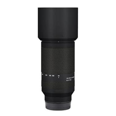 Imagem de Skin Lens Camera Skin Wrap Vinil Adesivo Acessórios para Tamron 70-300mm F4.5-6.3 apto para Sony Mount 70 300 (Preto fosco)