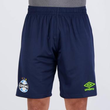 Imagem de Umbro Bermuda Masculina Grêmio Treino Goleiro 2024,Marinho,G