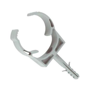 Imagem de Abraçadeira Com Bucha C 1 Cinza Para Fixação De Eletrodutos - Tramontina